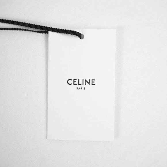 Celine Silk Triomphe Monogram Square Scarf In Beige And Brown NWT - Picture 9 of 11